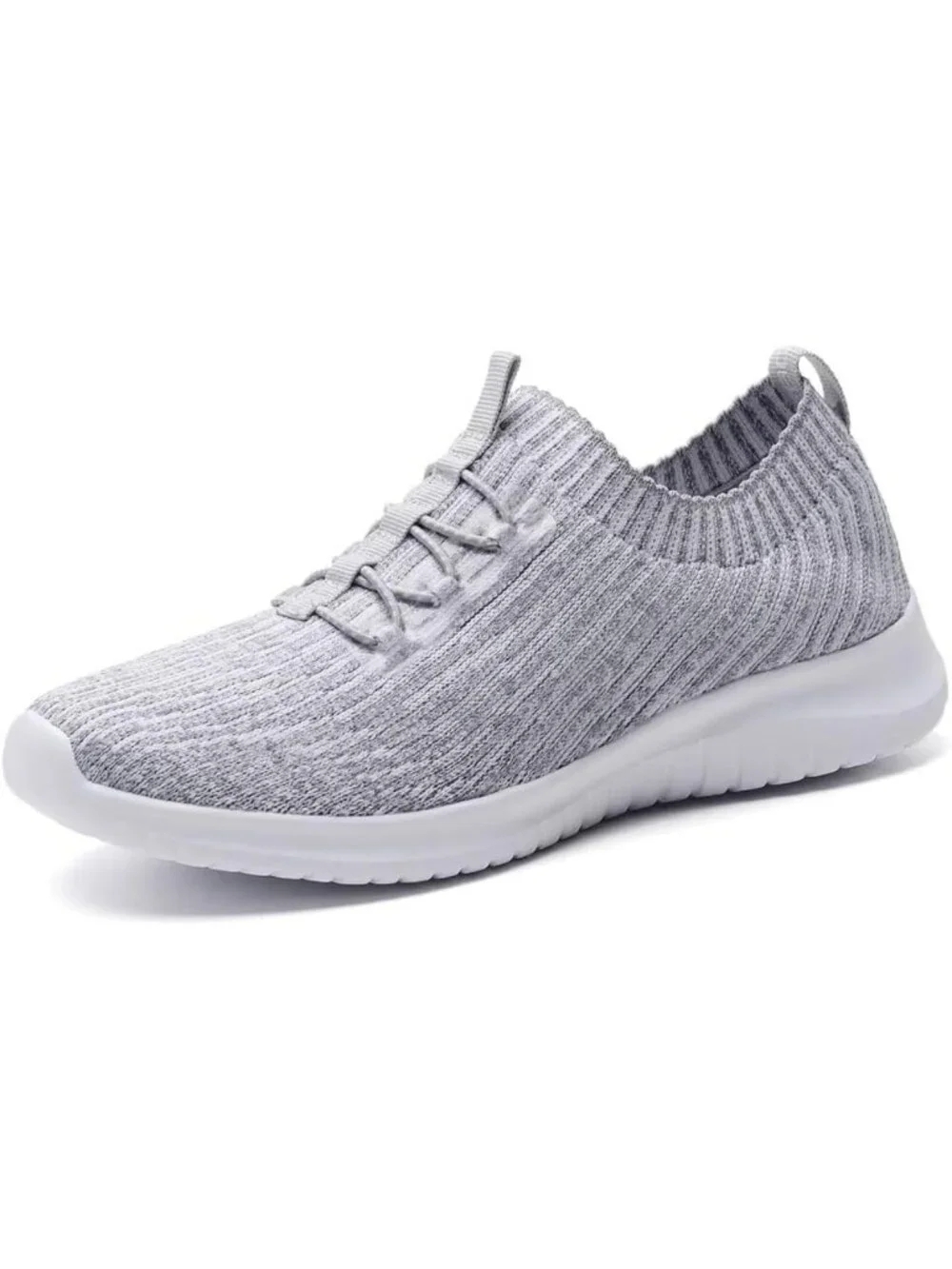 Comfortable Slip-On Walking Shoes for Women - Mesh Casual Sneakers with Memory